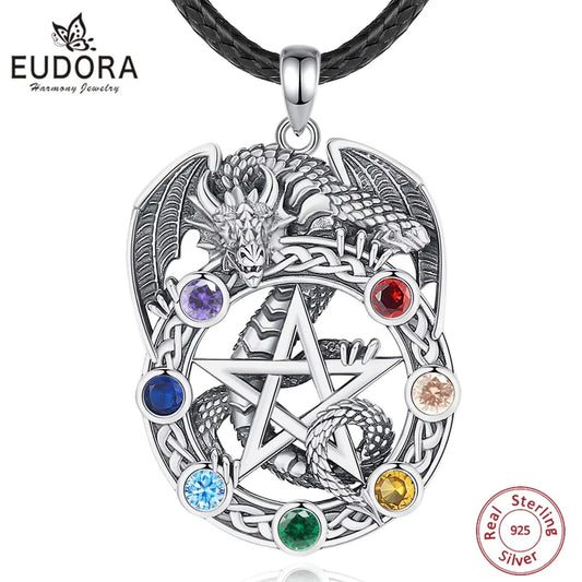 Original 925 Sterling Silver Pentagram Necklace