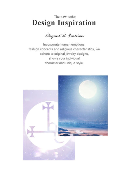 925 Sterling Silver Lilith Moon Necklace