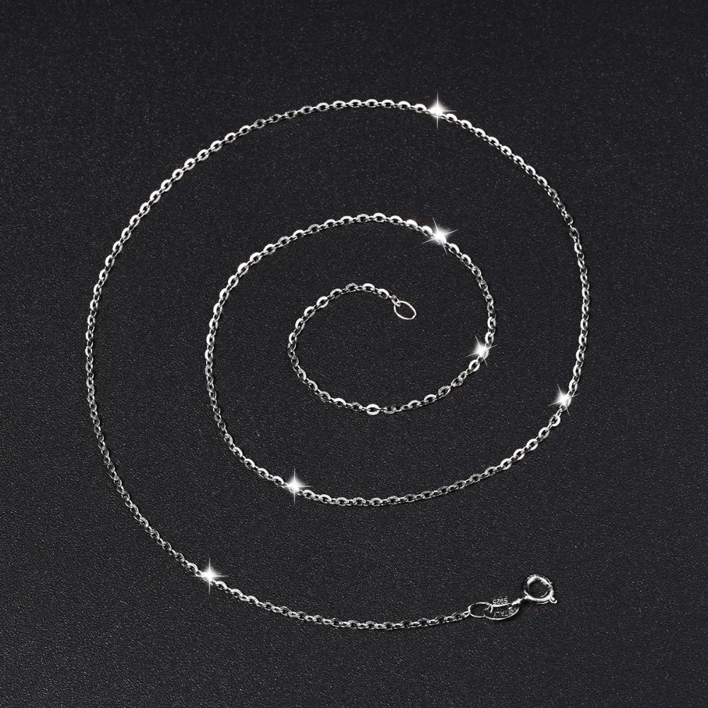 100% 925 Sterling Silver Classic Basic Chain