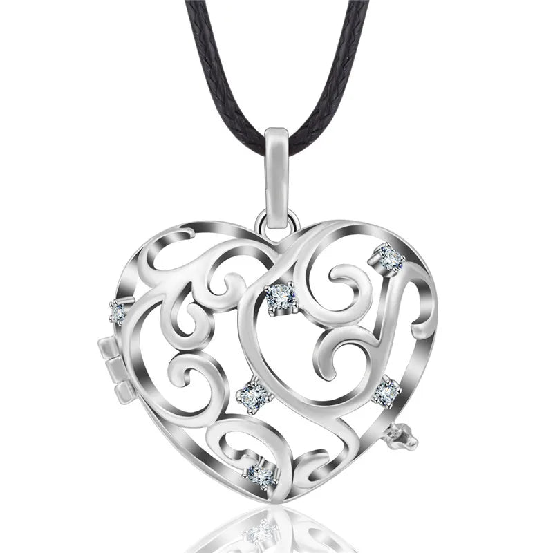 Eudora Copper 20mm Harmony Bola Ball Heart Crystal