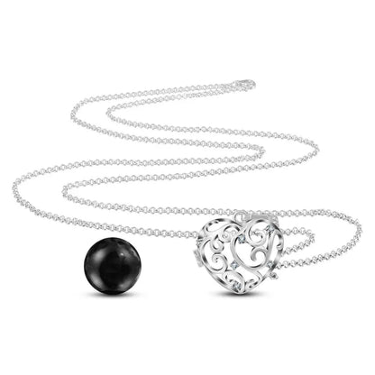 Eudora Copper 20mm Harmony Bola Ball Heart Crystal