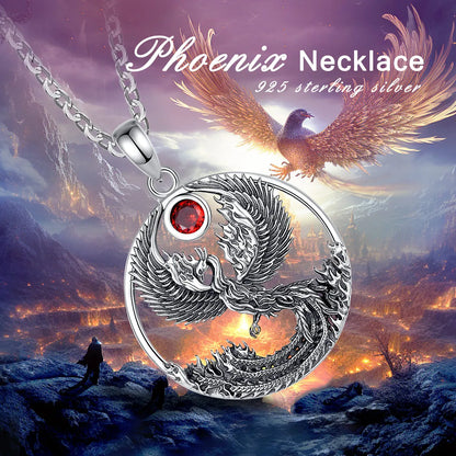 925 Sterling Silver Phoenix Neckalce