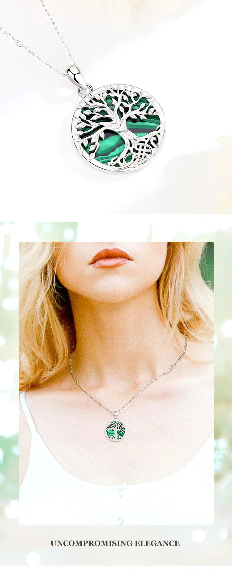 925 Sterling Silver Tree of Life Necklace