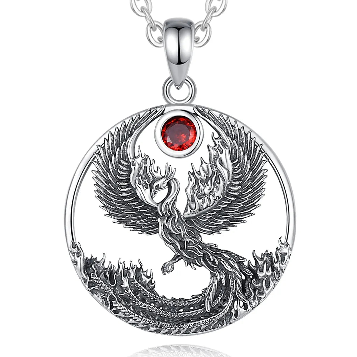 925 Sterling Silver Phoenix Neckalce